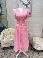 Baby Pink Midi Dress