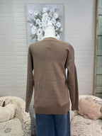 Mocha Button Up Cardigan