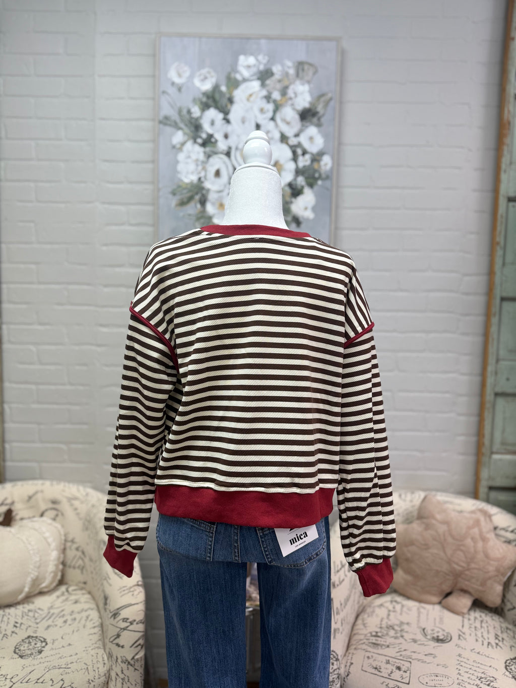 Cola Striped Pullover