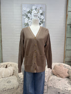 Mocha Button Up Cardigan