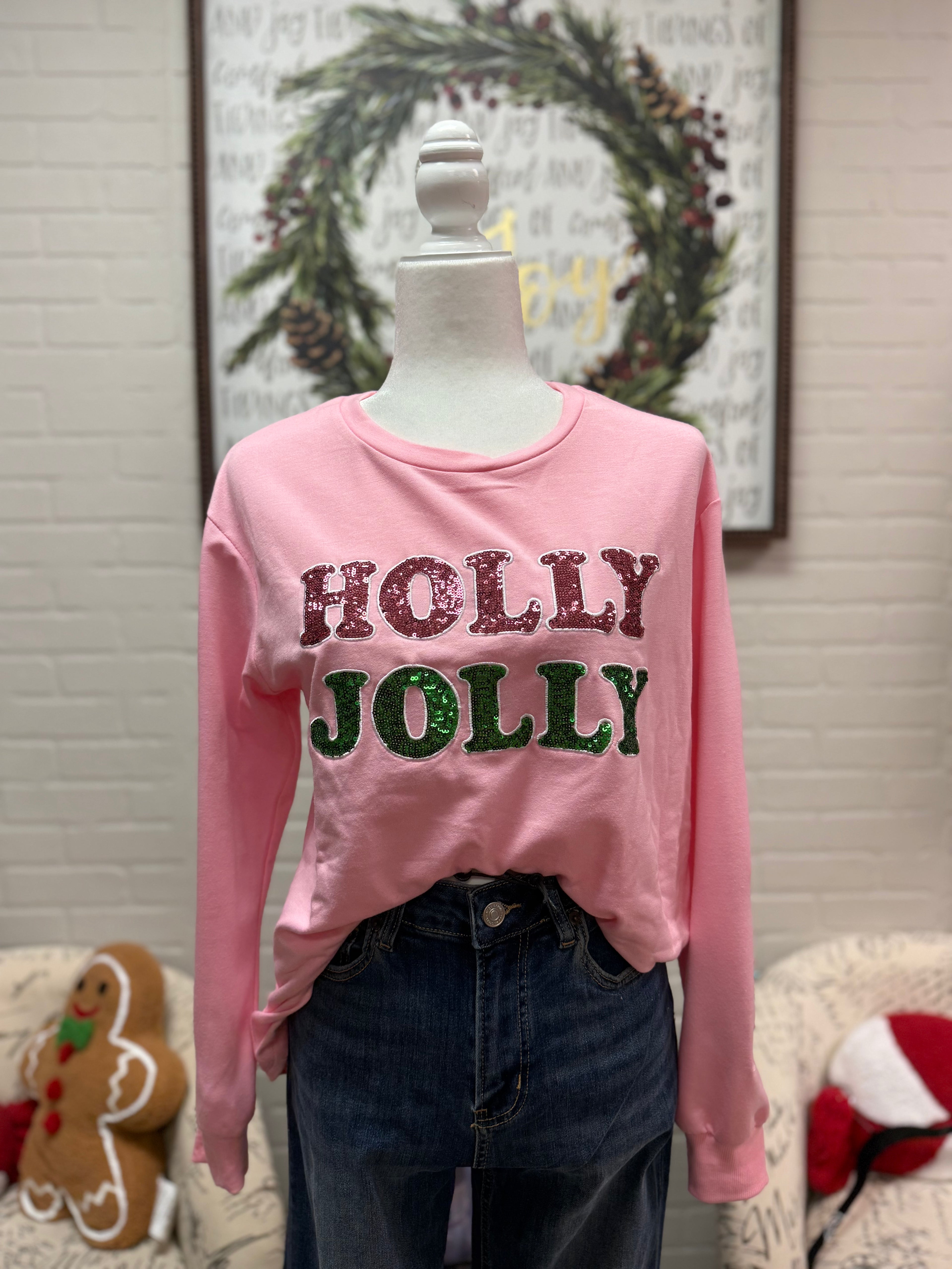 Holly Jolly Sparkle Sweatshirt