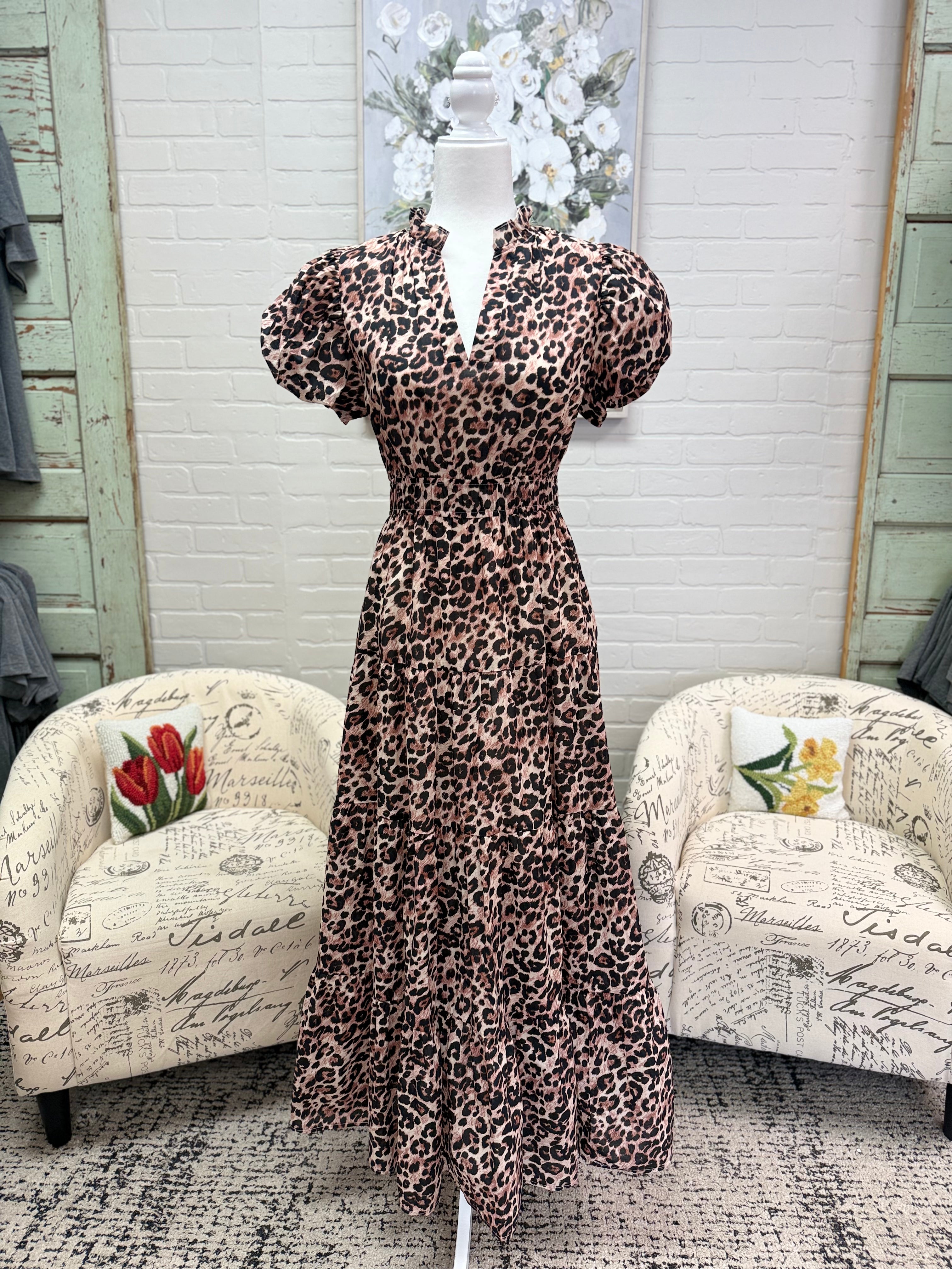 Leopard Midi Dress
