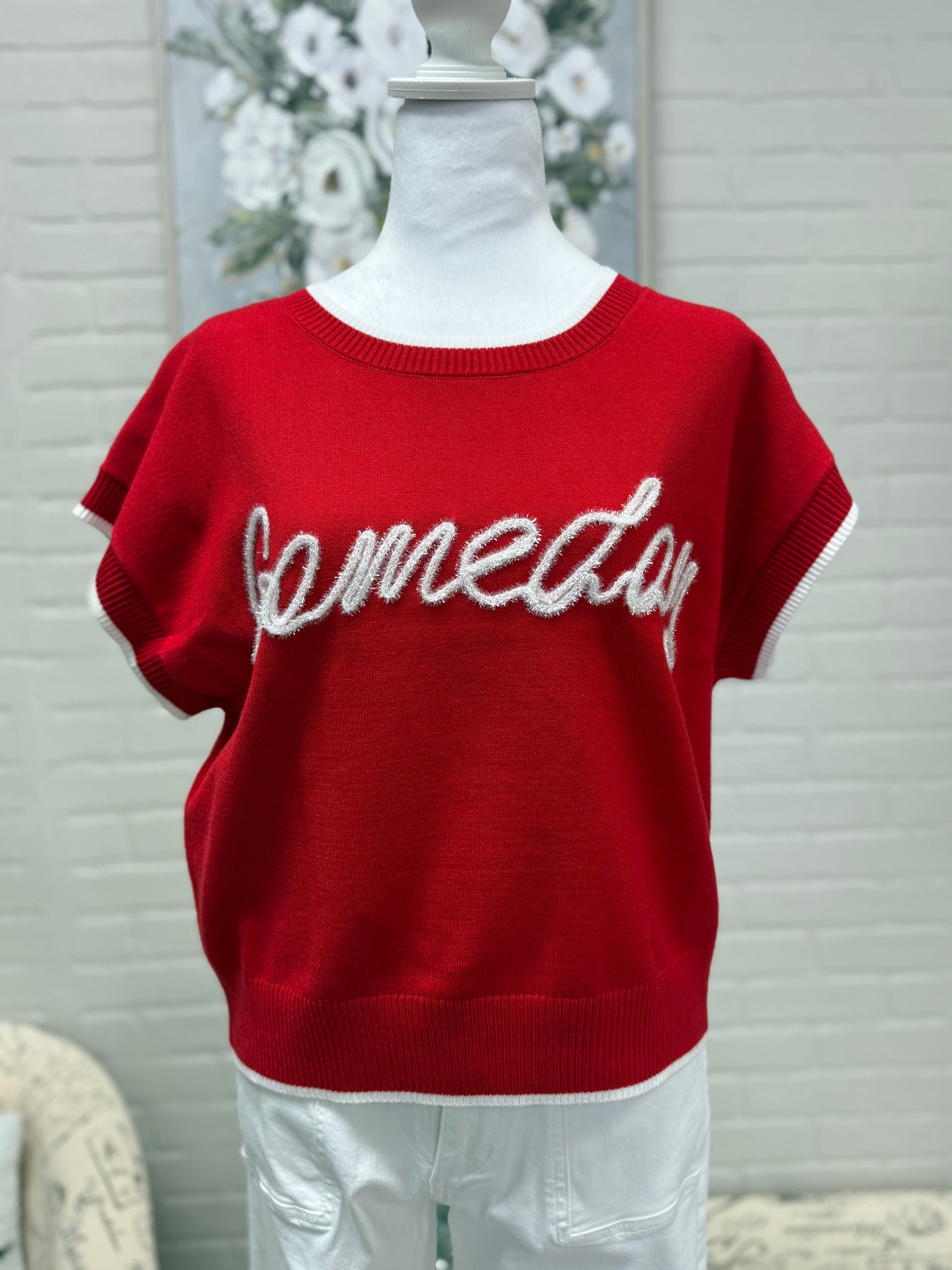 Red Gameday Sweater