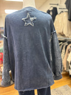 Denim Star Sweatshirt