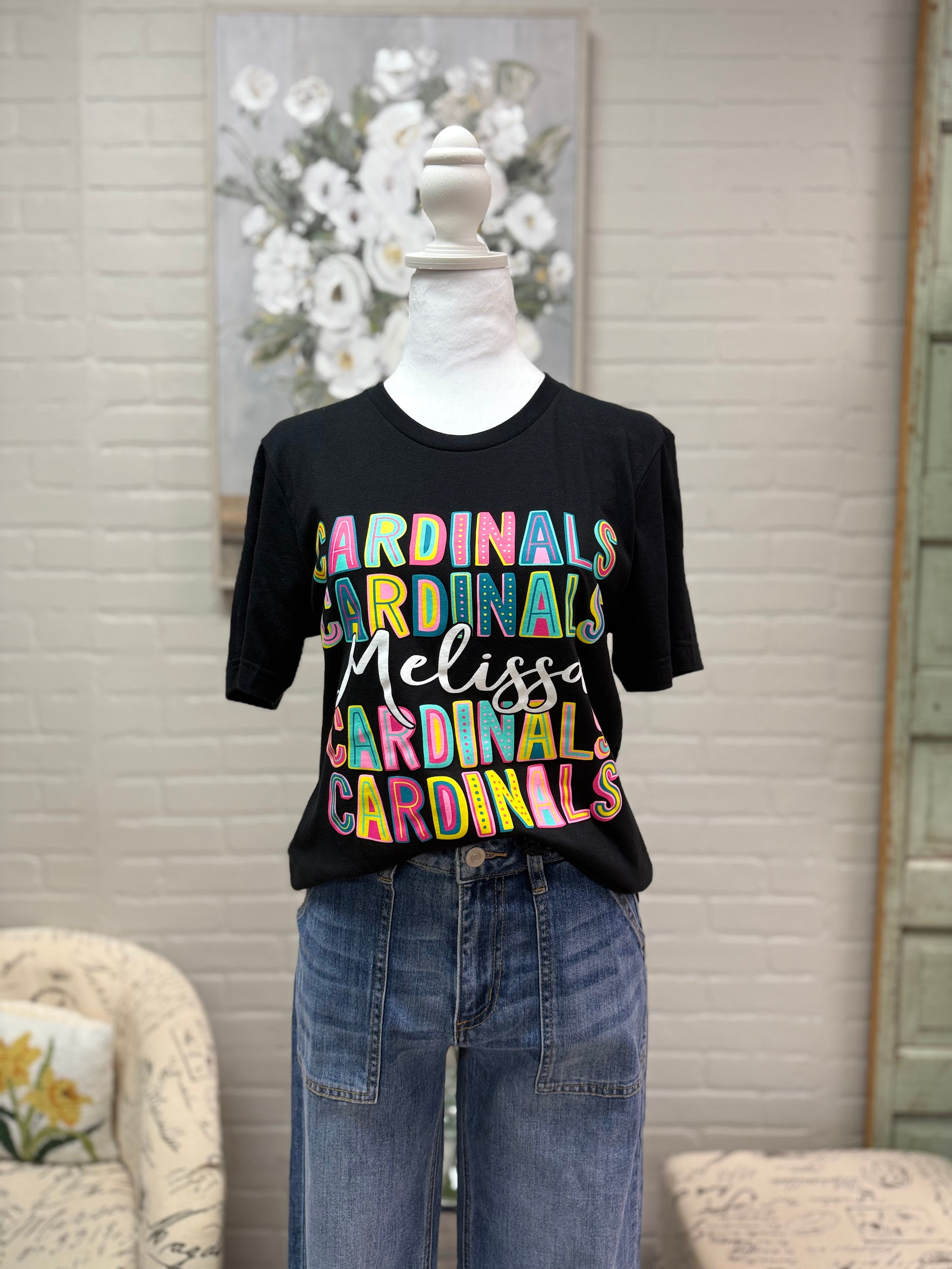 Bright Melissa Cardinal Tee