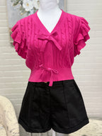 Black Pleated Short