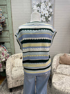 Cool Striped Sweater Vest