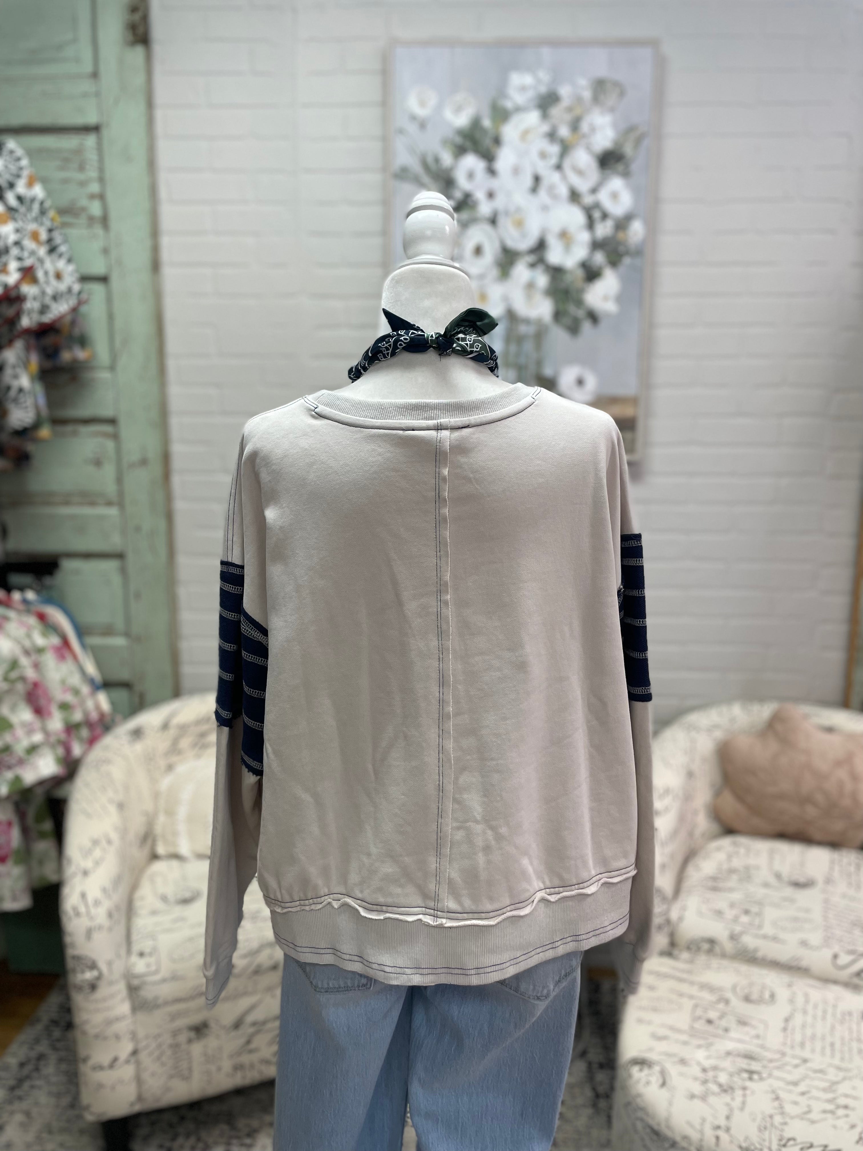 Star Patch Sweatshirt