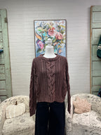 Cocoa Cable Sweater
