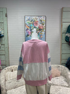 Retro Patchwork Sweatshirt