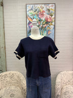 Navy Pocket Sweater