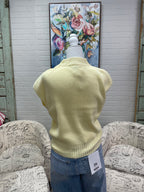 Yellow Sleeveless Sweater