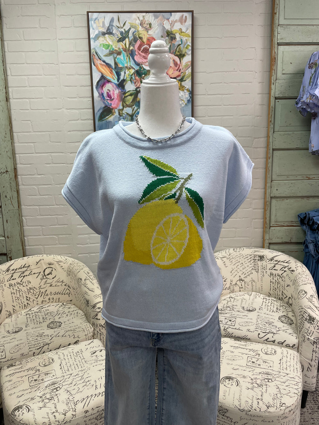 Lemon Drop Sleeved Sweater