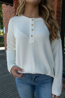 Cream Henley Top