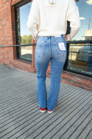 High Rise Kick Flare Jeans