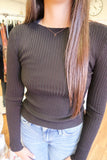 Black Boatneck Sweater