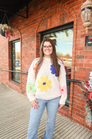 Colorful Flower Sweater