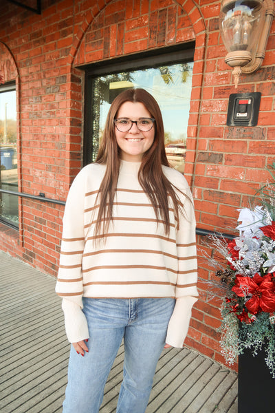 Oatmeal Stripe Sweater