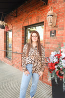 Leopard Print Blouse