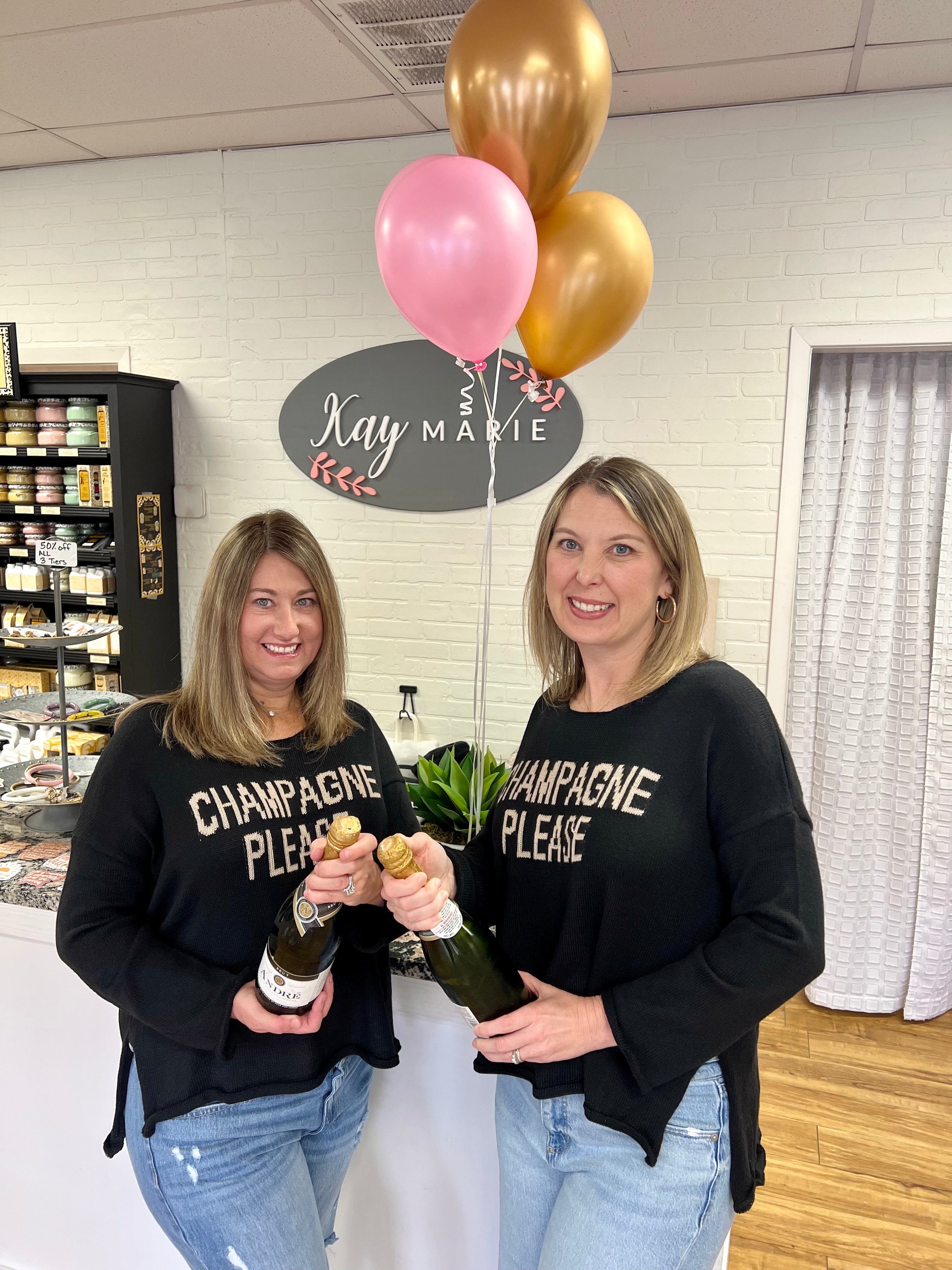 Champagne Please Sweater