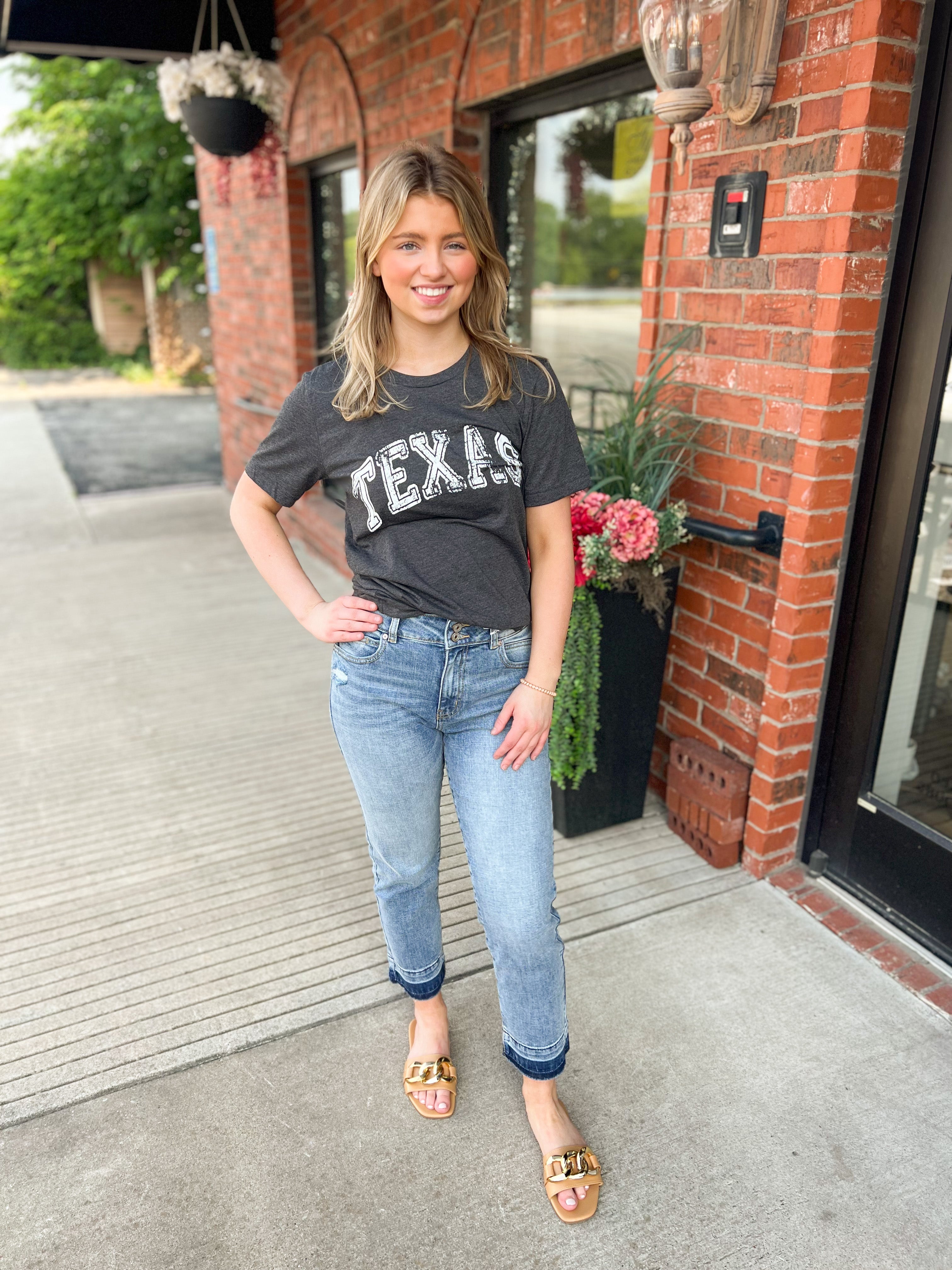 Hi-Rise Slim Straight Jean