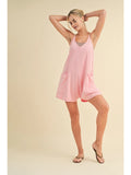 Punch Pink Romper