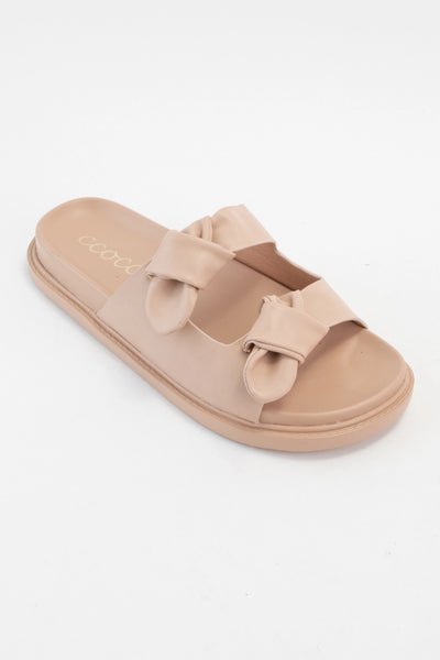 Knotted Double Strap Sandal