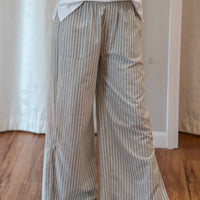 Striped Linen Pants