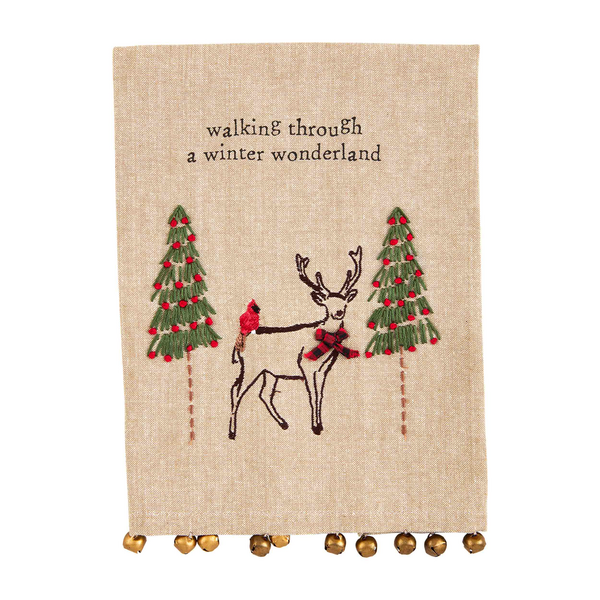 Walking Through Towel