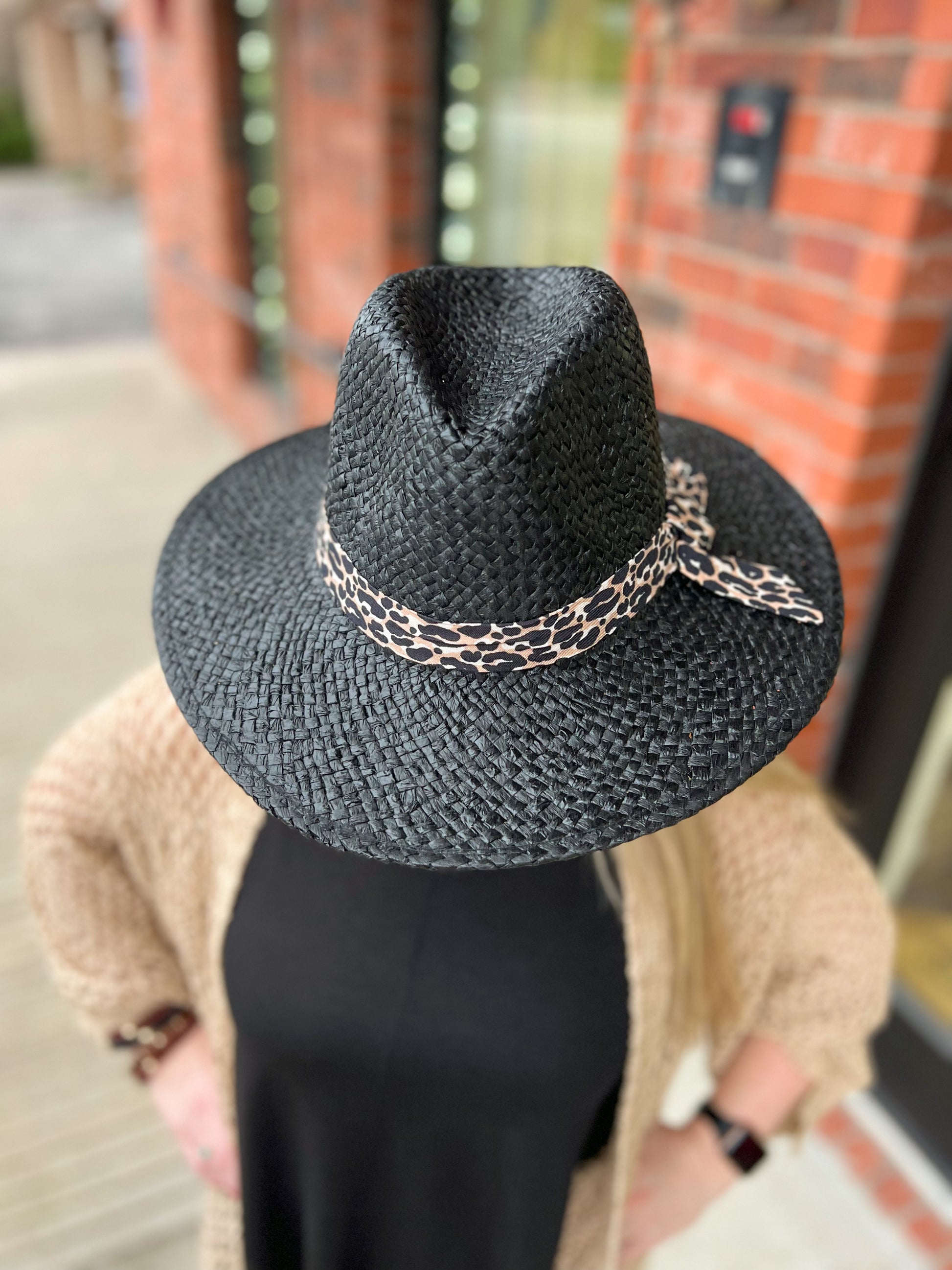 Leopard Knot Hat